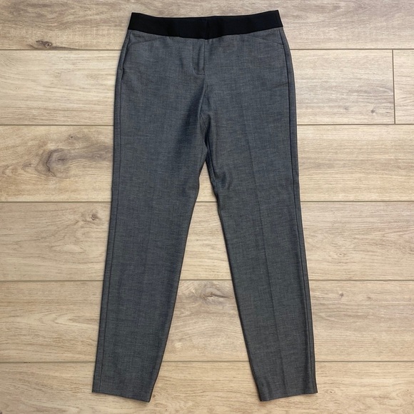 Express | Editor | Black Trim Career Slacks‎ - Picture 1 of 12